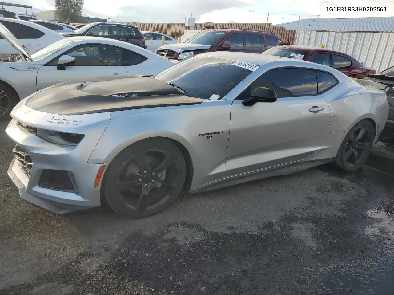 2017 Chevrolet Camaro Lt VIN: 1G1FB1RS3H0202561 Lot: 76844834