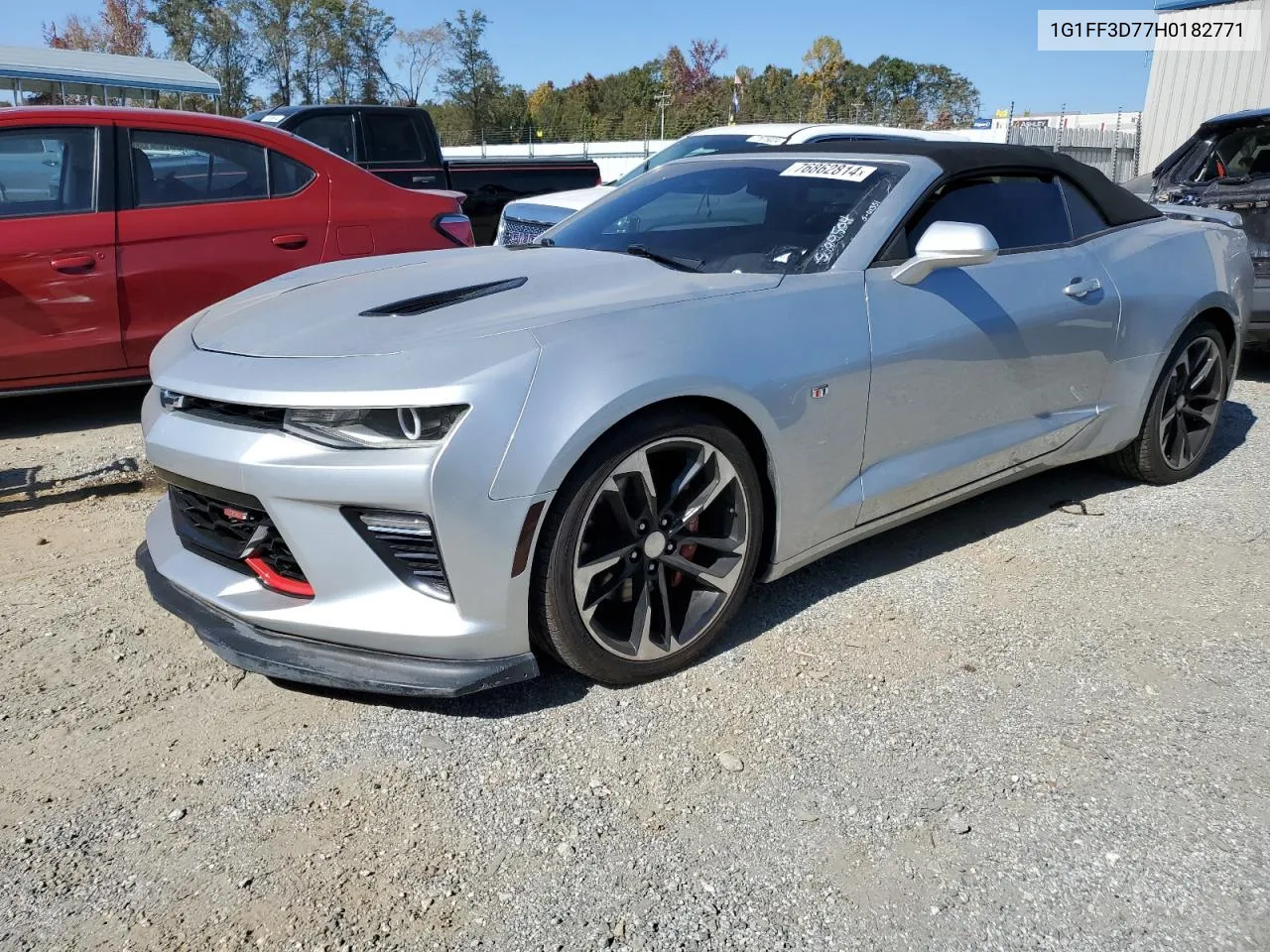 2017 Chevrolet Camaro Ss VIN: 1G1FF3D77H0182771 Lot: 76862814