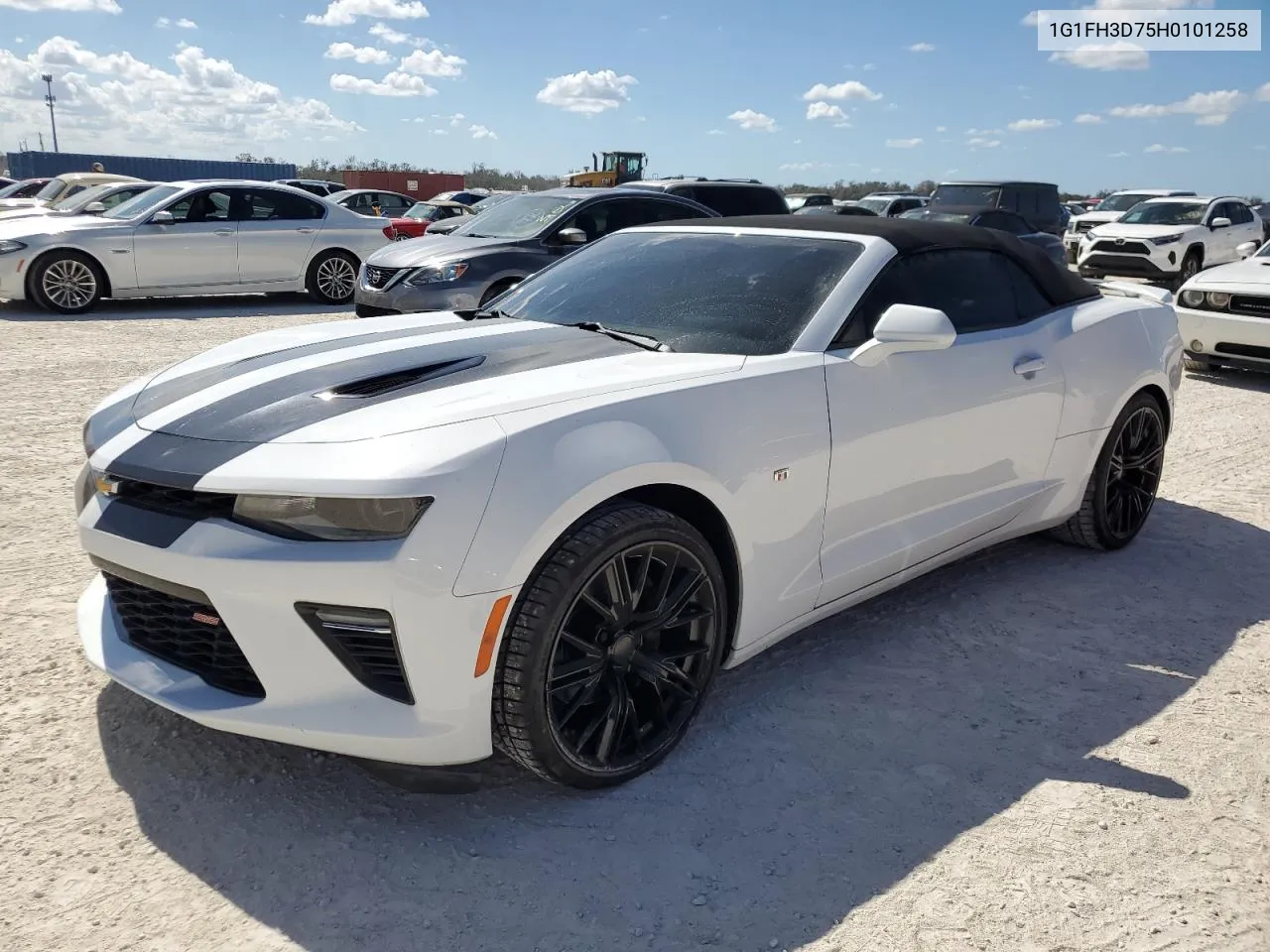 2017 Chevrolet Camaro Ss VIN: 1G1FH3D75H0101258 Lot: 77250814