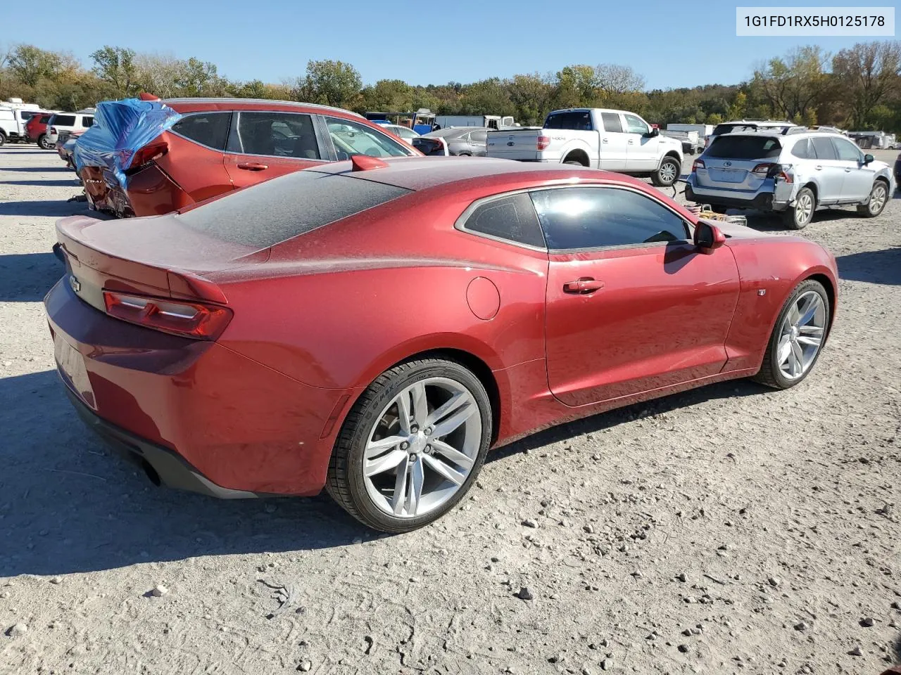 2017 Chevrolet Camaro Lt VIN: 1G1FD1RX5H0125178 Lot: 77348374