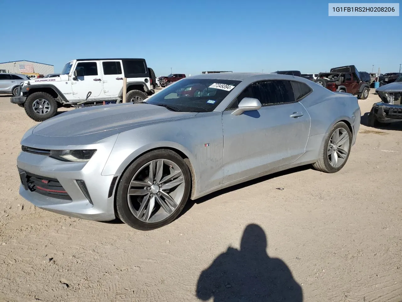 2017 Chevrolet Camaro Lt VIN: 1G1FB1RS2H0208206 Lot: 77349394