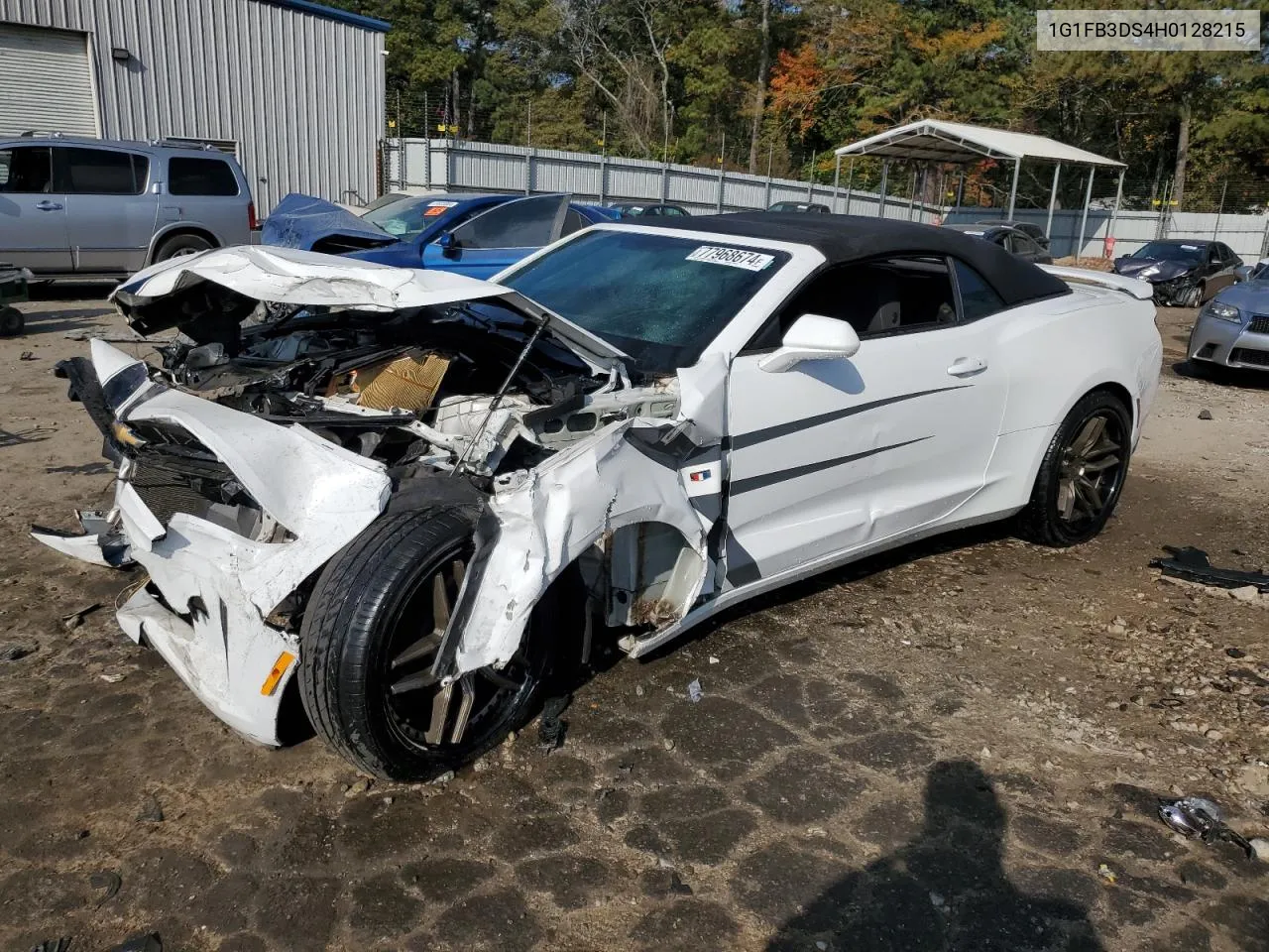 2017 Chevrolet Camaro Lt VIN: 1G1FB3DS4H0128215 Lot: 77968674