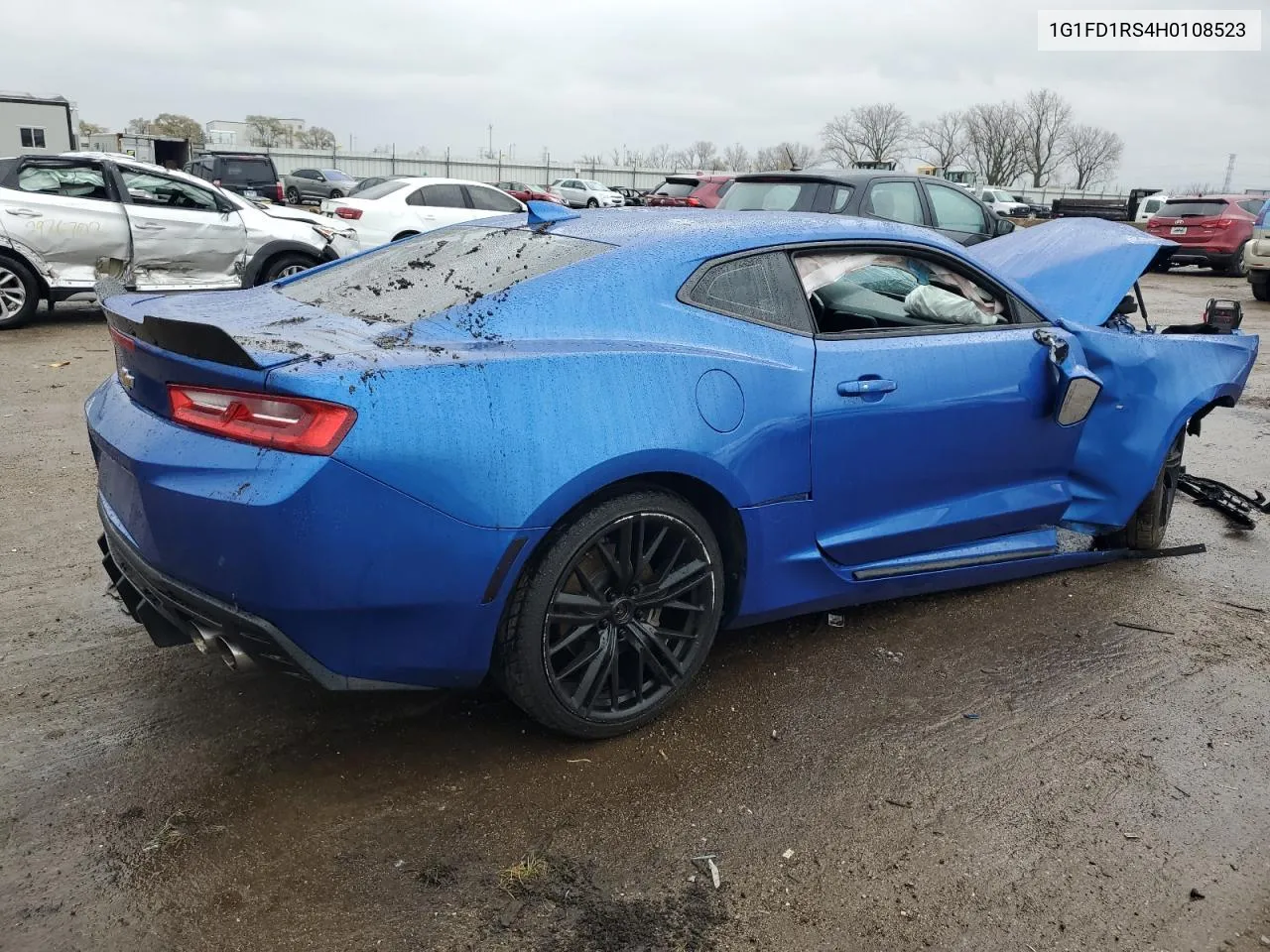 2017 Chevrolet Camaro Lt VIN: 1G1FD1RS4H0108523 Lot: 78064324