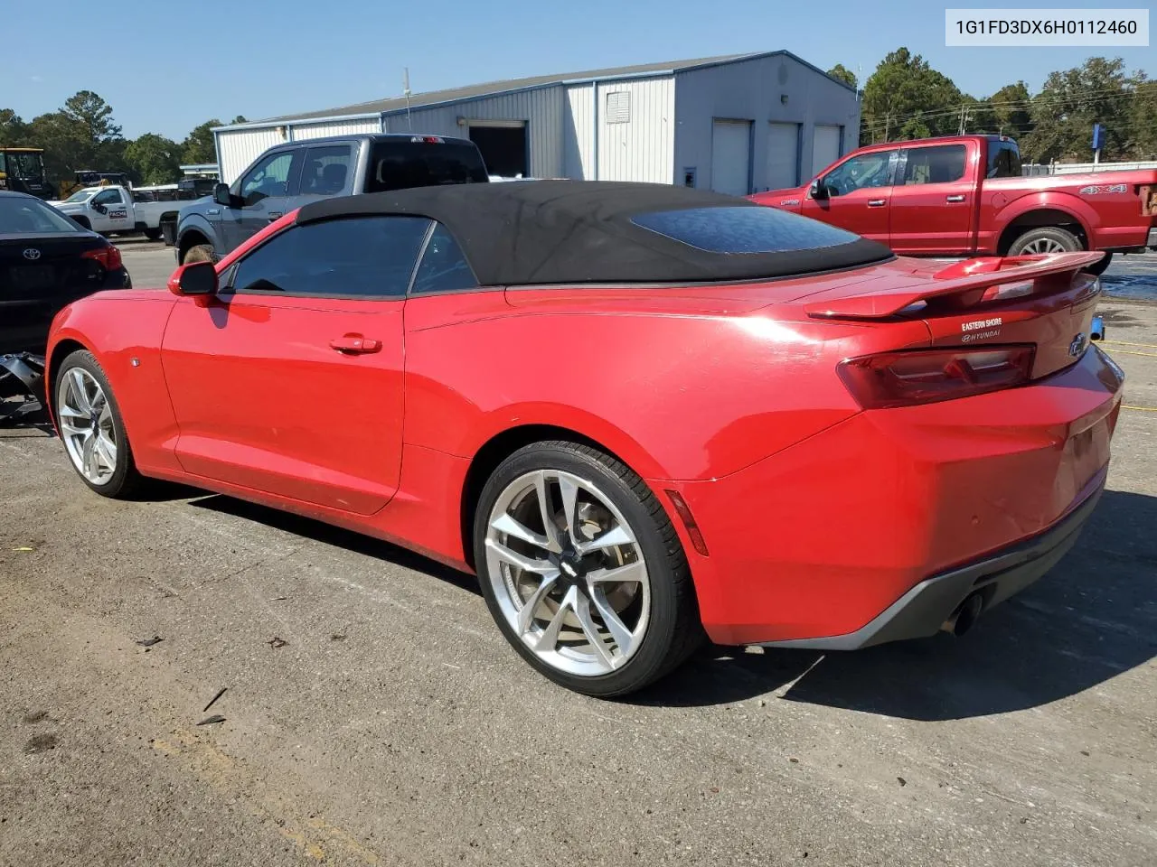 2017 Chevrolet Camaro Lt VIN: 1G1FD3DX6H0112460 Lot: 78068694