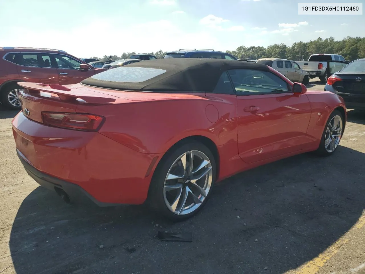 2017 Chevrolet Camaro Lt VIN: 1G1FD3DX6H0112460 Lot: 78068694