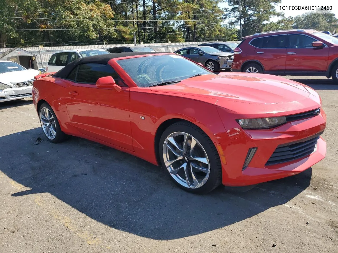 2017 Chevrolet Camaro Lt VIN: 1G1FD3DX6H0112460 Lot: 78068694