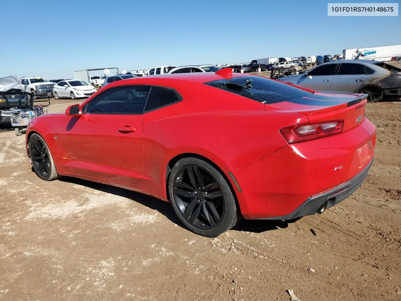 2017 Chevrolet Camaro Lt VIN: 1G1FD1RS7H0148675 Lot: 79612074