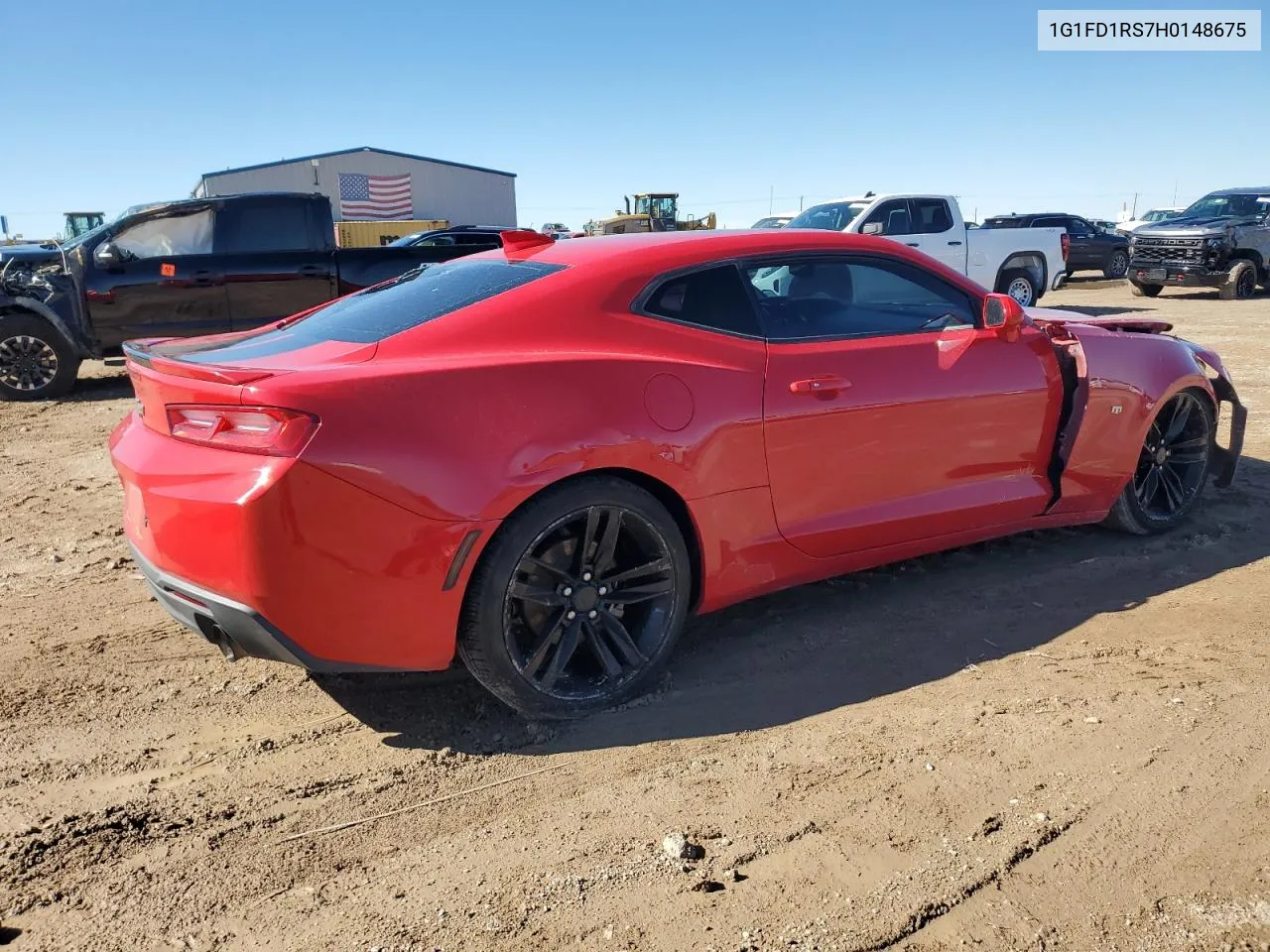 2017 Chevrolet Camaro Lt VIN: 1G1FD1RS7H0148675 Lot: 79612074