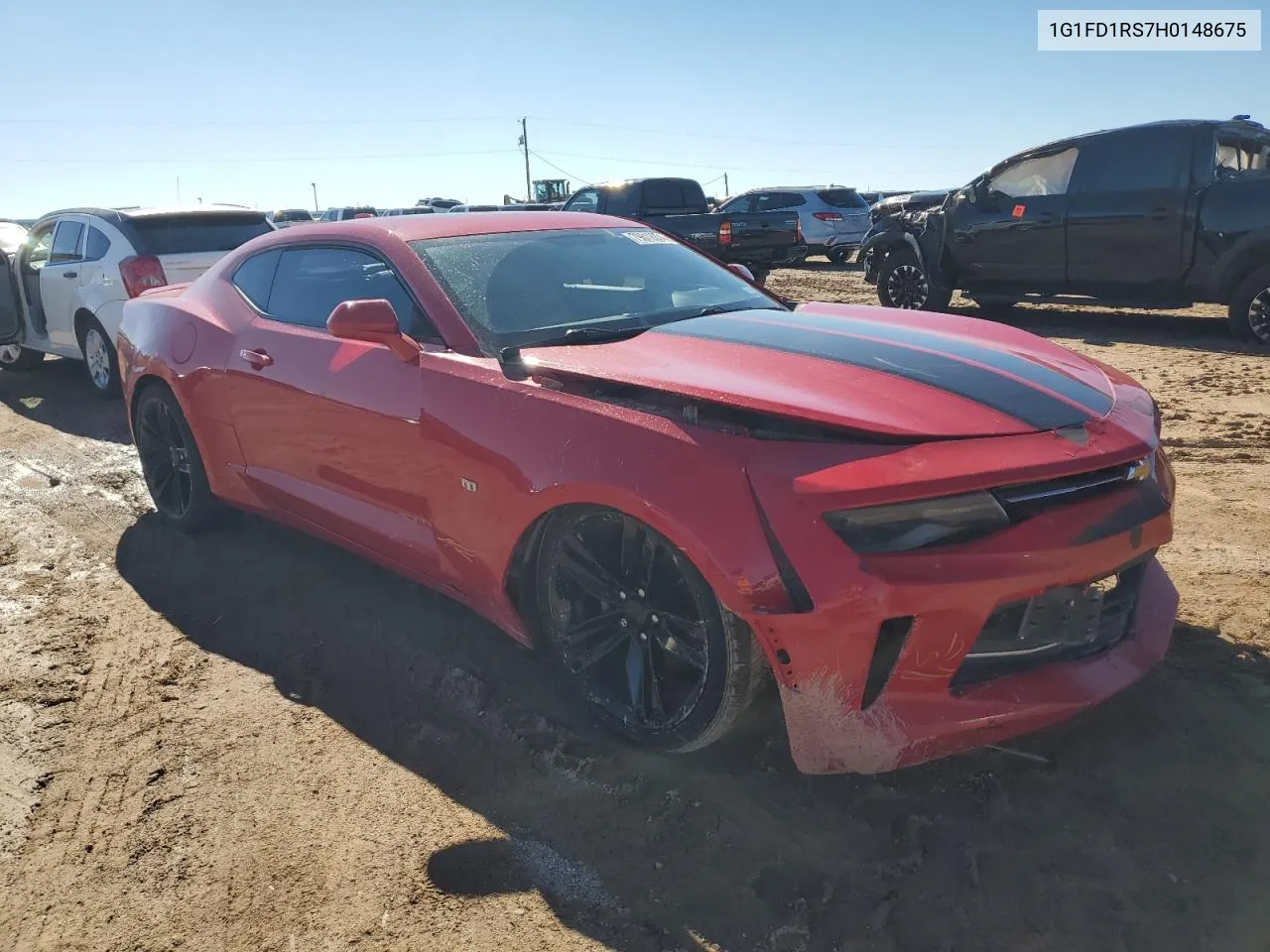 2017 Chevrolet Camaro Lt VIN: 1G1FD1RS7H0148675 Lot: 79612074