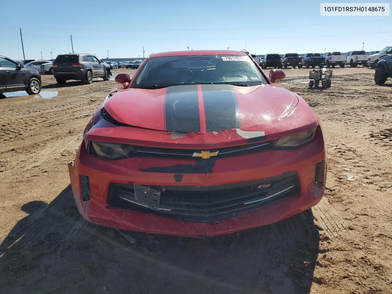 2017 Chevrolet Camaro Lt VIN: 1G1FD1RS7H0148675 Lot: 79612074