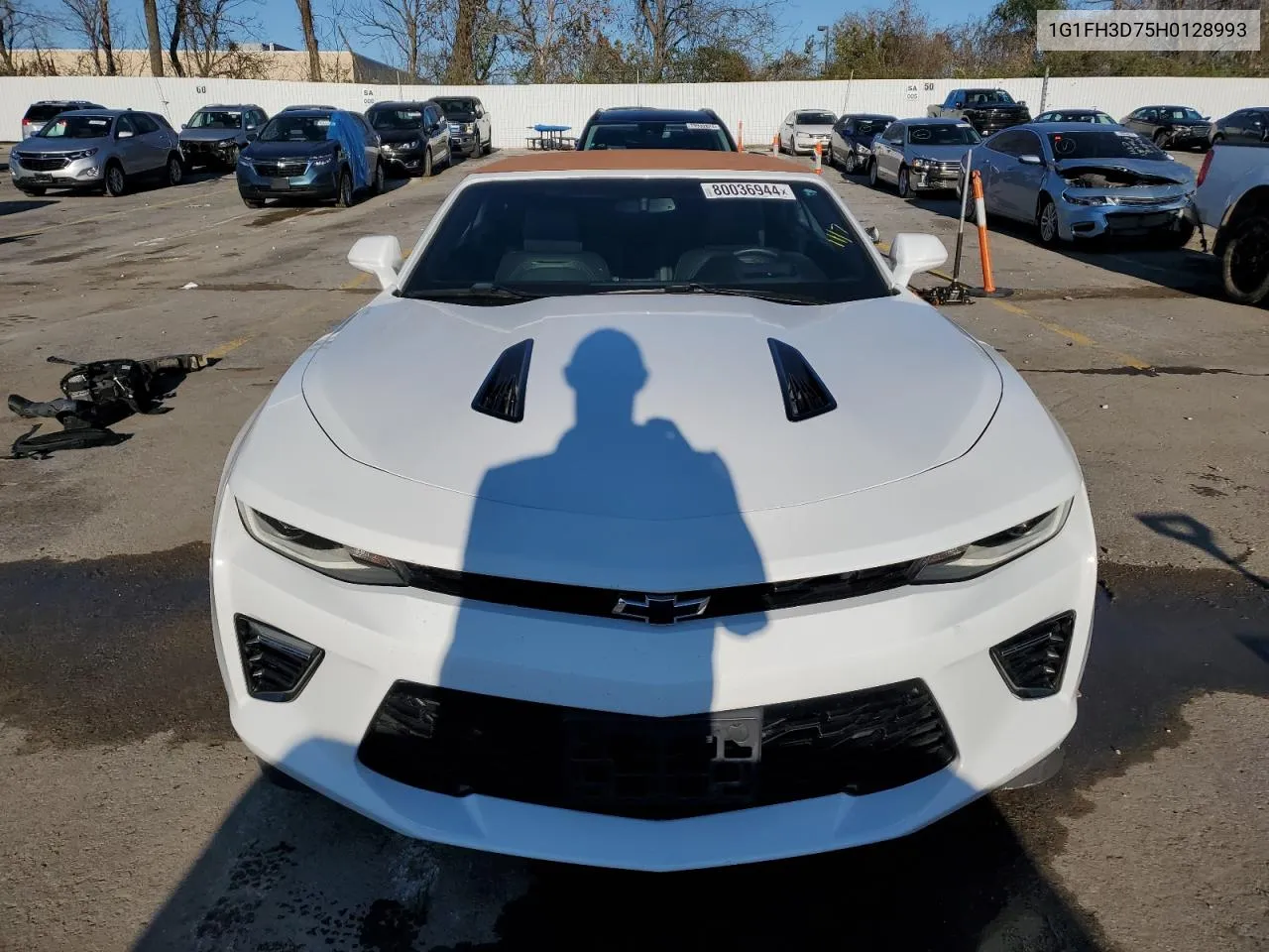 2017 Chevrolet Camaro Ss VIN: 1G1FH3D75H0128993 Lot: 80036944