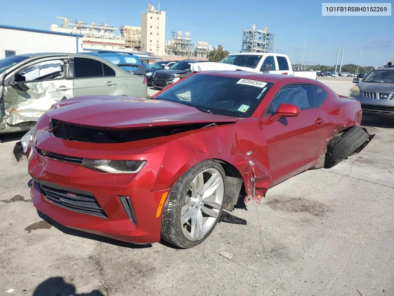 2017 Chevrolet Camaro Lt VIN: 1G1FB1RS8H0152269 Lot: 80394264