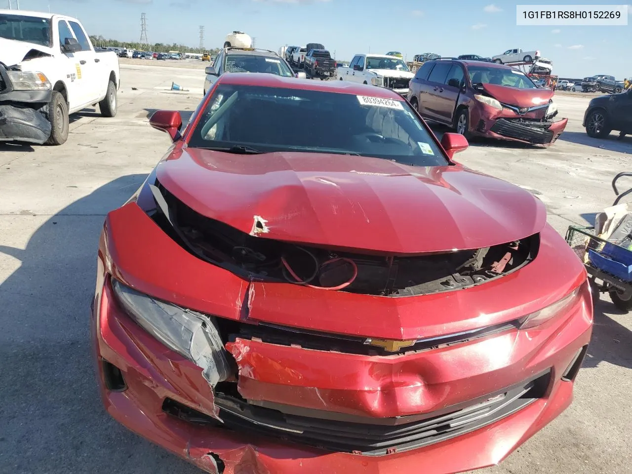 2017 Chevrolet Camaro Lt VIN: 1G1FB1RS8H0152269 Lot: 80394264