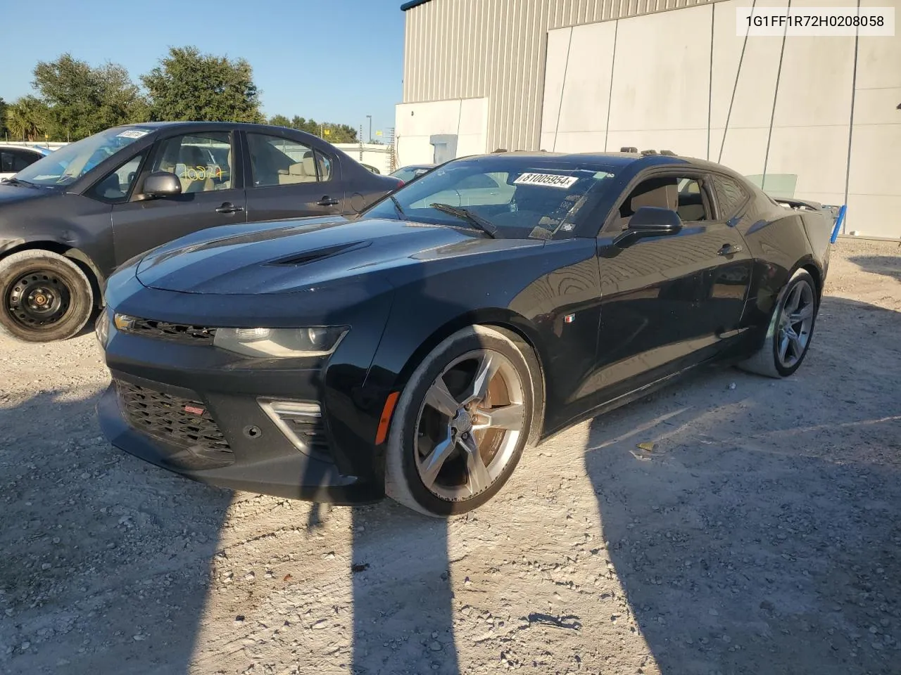 2017 Chevrolet Camaro 1Ss VIN: 1G1FF1R72H0208058 Lot: 81005954