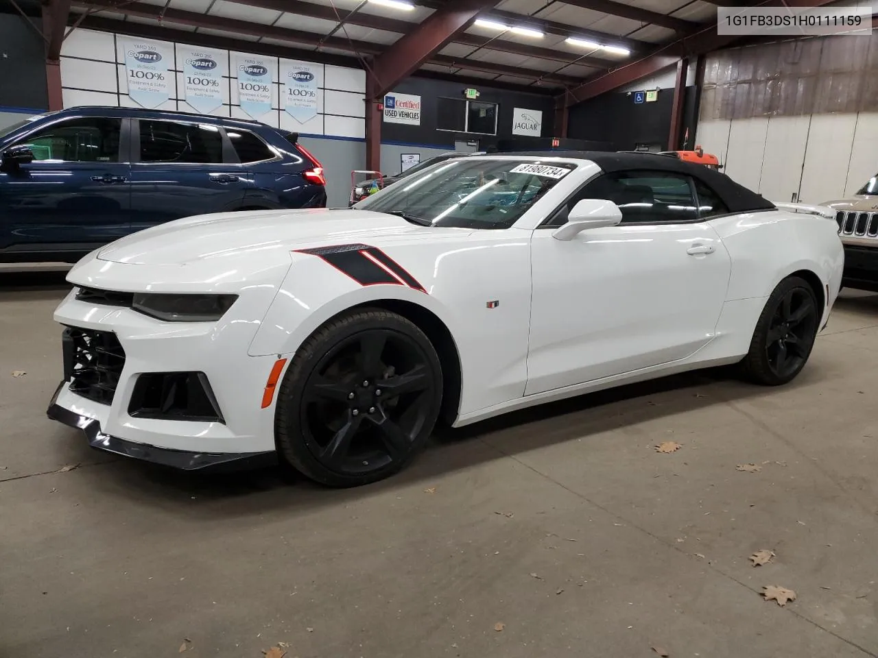 2017 Chevrolet Camaro Lt VIN: 1G1FB3DS1H0111159 Lot: 81980734