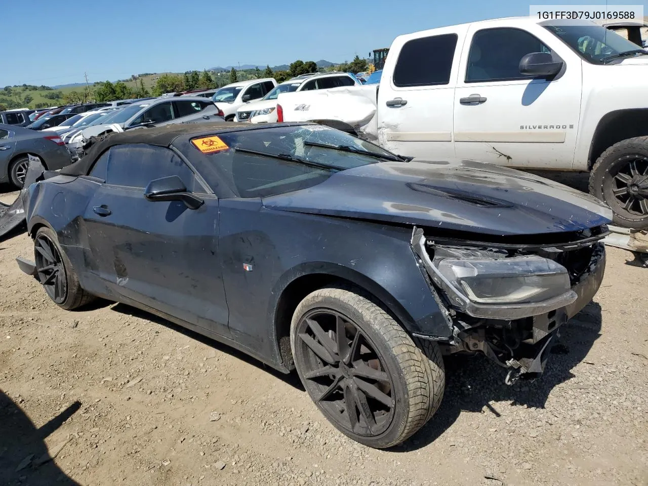 1G1FF3D79J0169588 2018 Chevrolet Camaro Ss