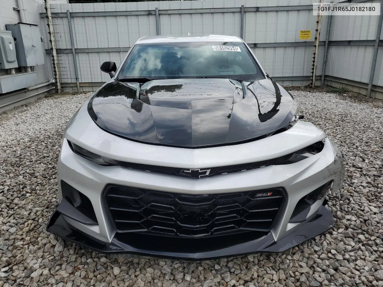 2018 Chevrolet Camaro Zl1 VIN: 1G1FJ1R65J0182180 Lot: 58102994