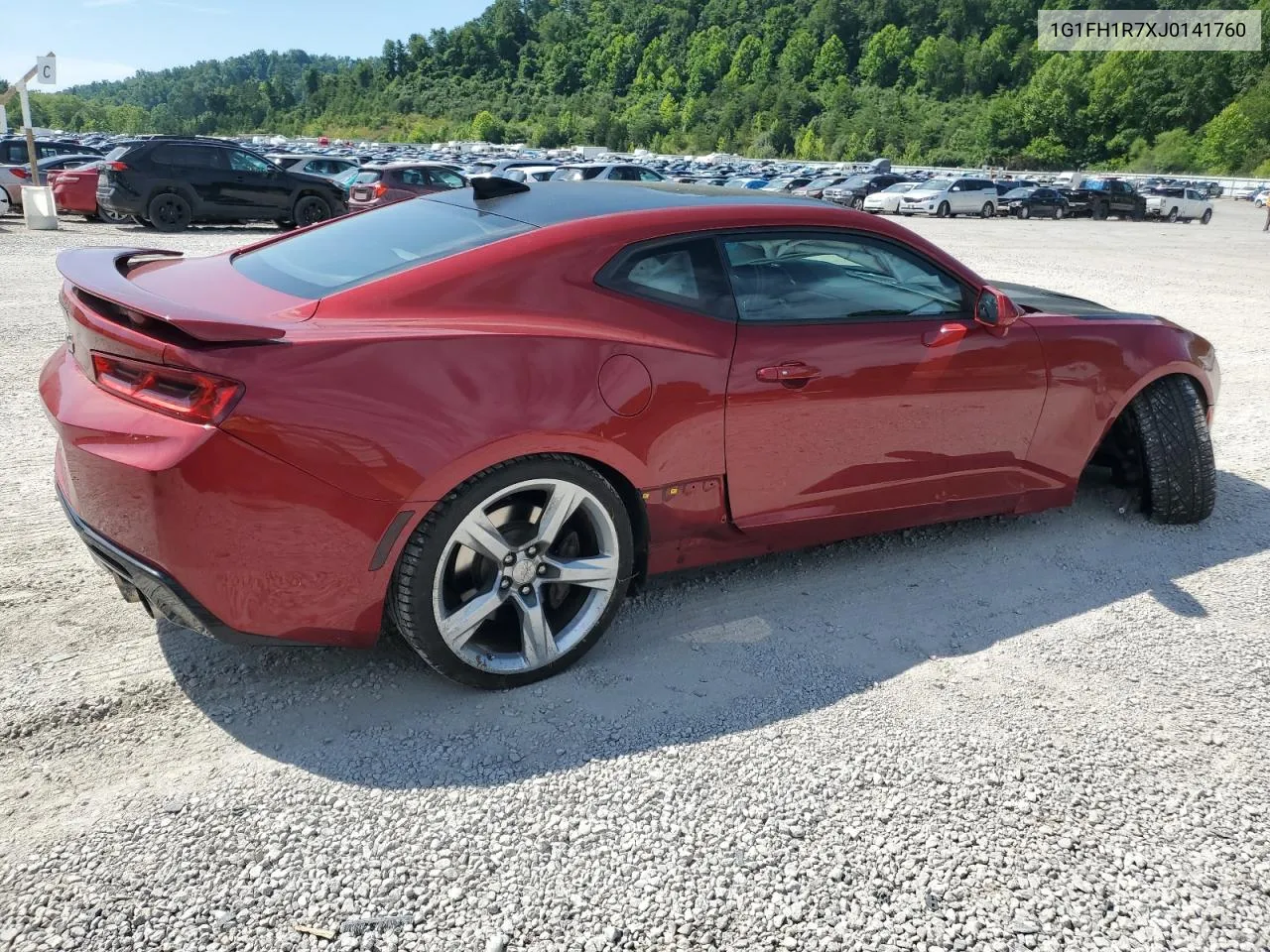 2018 Chevrolet Camaro Ss VIN: 1G1FH1R7XJ0141760 Lot: 59372744