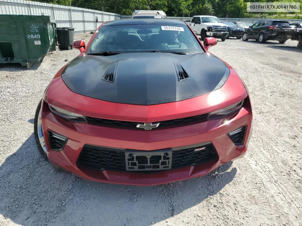 2018 Chevrolet Camaro Ss VIN: 1G1FH1R7XJ0141760 Lot: 59372744