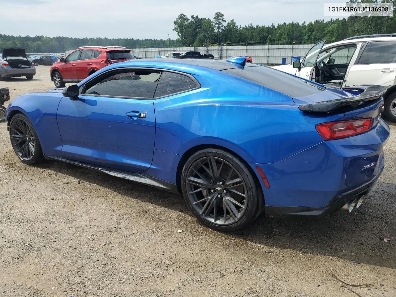 2018 Chevrolet Camaro Zl1 VIN: 1G1FK1R61J0136908 Lot: 60034234