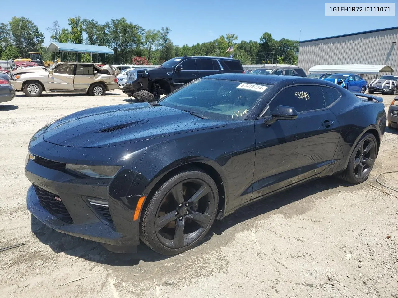 2018 Chevrolet Camaro Ss VIN: 1G1FH1R72J0111071 Lot: 61418224