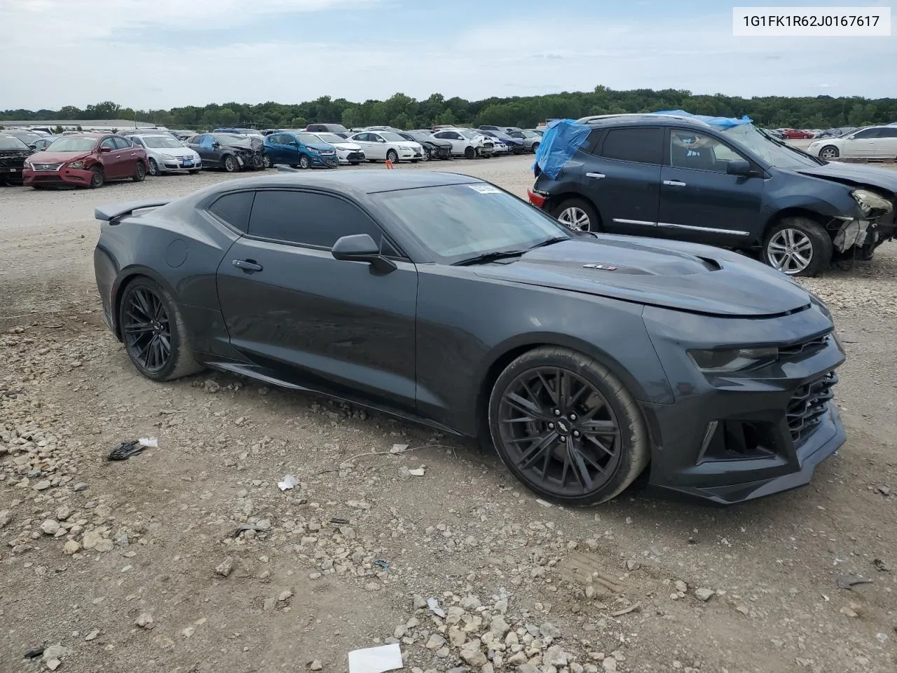 2018 Chevrolet Camaro Zl1 VIN: 1G1FK1R62J0167617 Lot: 62312994