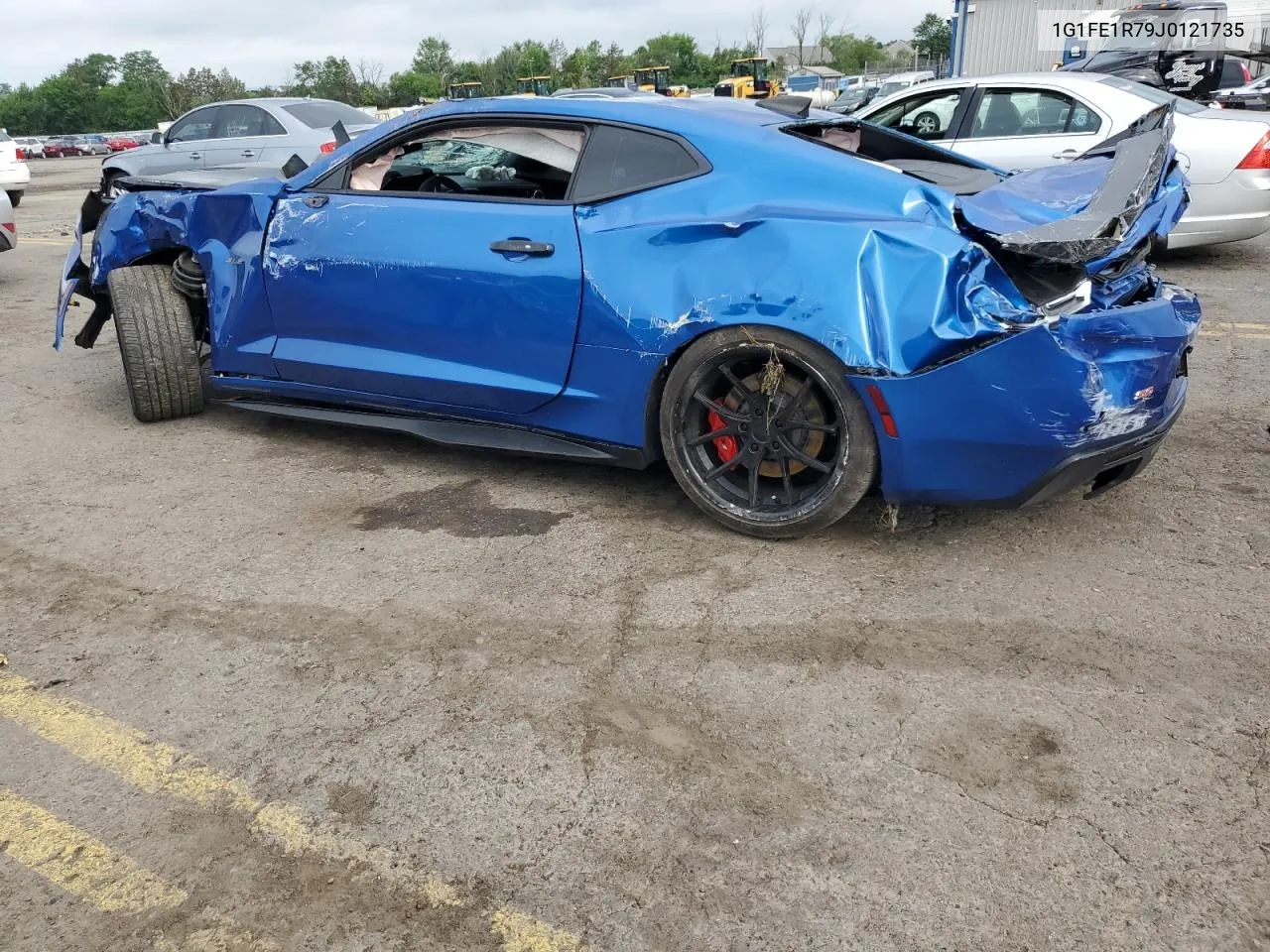 2018 Chevrolet Camaro Ss VIN: 1G1FE1R79J0121735 Lot: 62329484