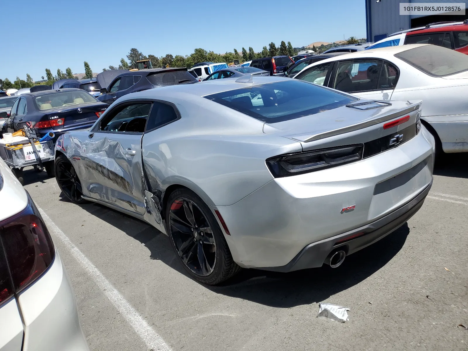 2018 Chevrolet Camaro Lt VIN: 1G1FB1RX5J0128576 Lot: 63049254