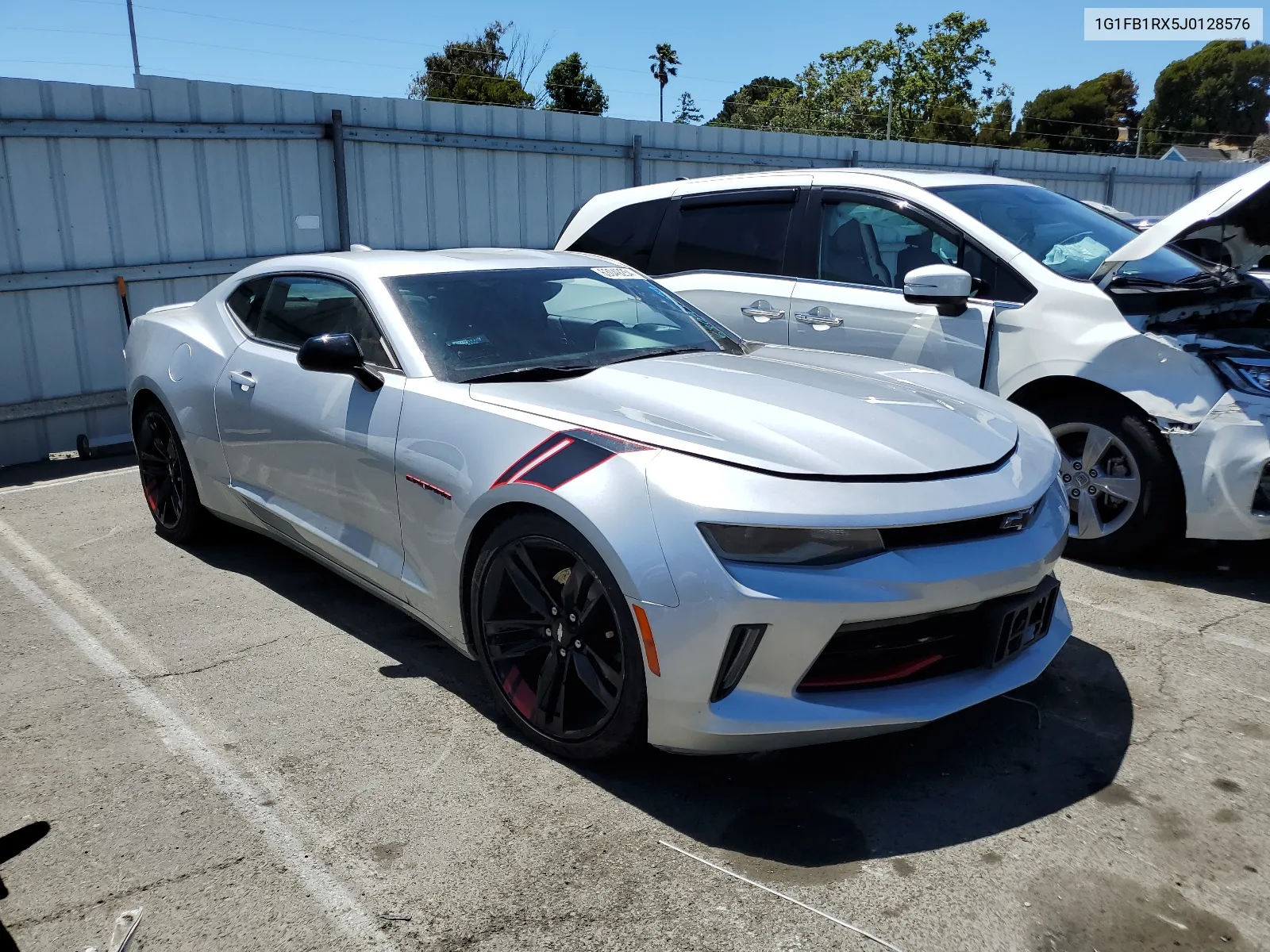 2018 Chevrolet Camaro Lt VIN: 1G1FB1RX5J0128576 Lot: 63049254