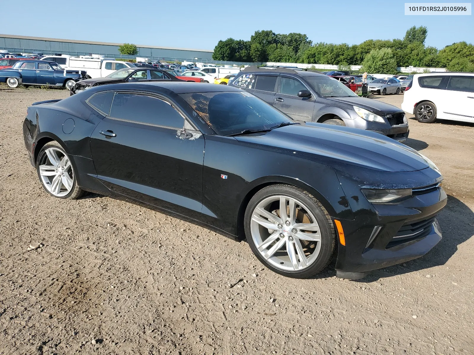 2018 Chevrolet Camaro Lt VIN: 1G1FD1RS2J0105996 Lot: 63982064