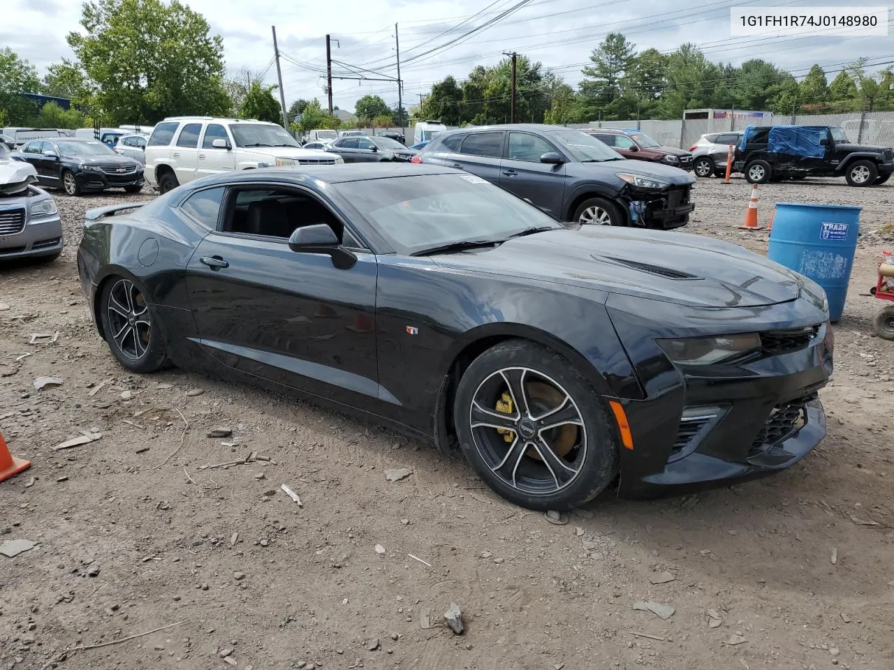 2018 Chevrolet Camaro Ss VIN: 1G1FH1R74J0148980 Lot: 64138854