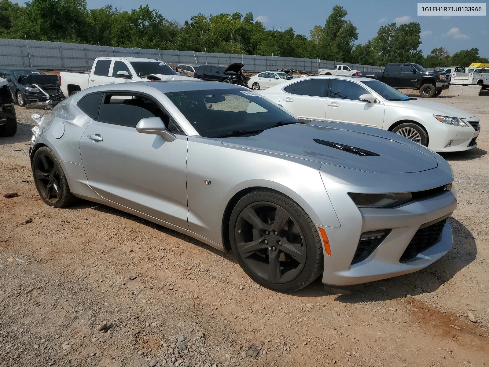 2018 Chevrolet Camaro Ss VIN: 1G1FH1R71J0133966 Lot: 64149574