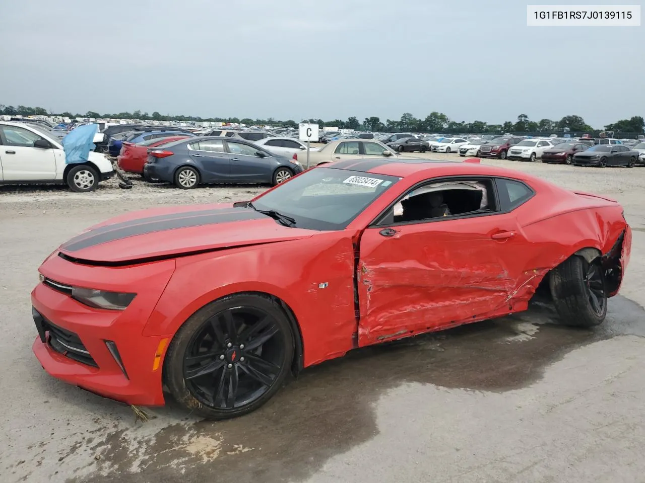 2018 Chevrolet Camaro Lt VIN: 1G1FB1RS7J0139115 Lot: 65023414