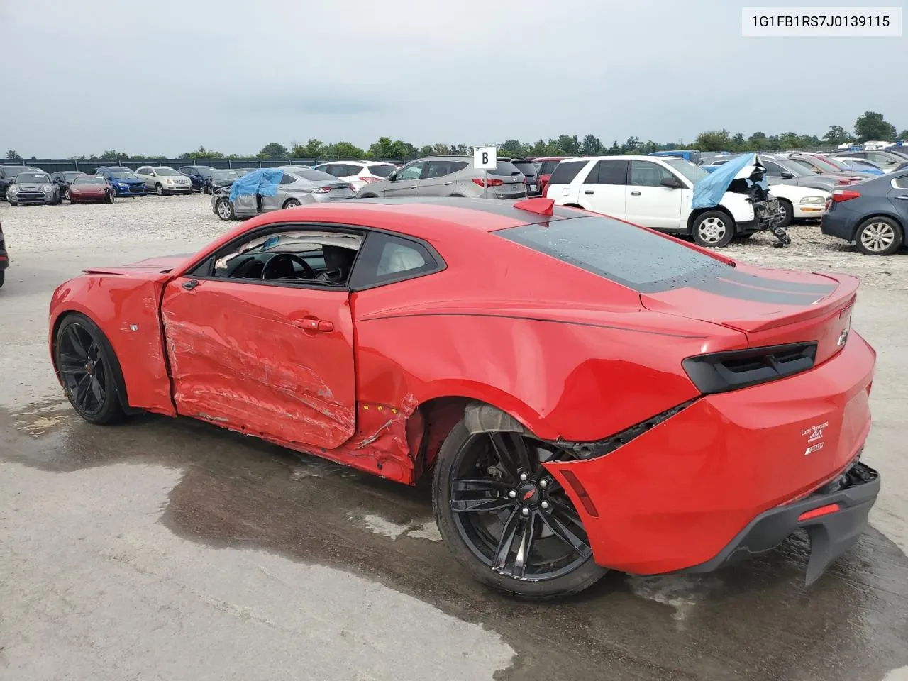 2018 Chevrolet Camaro Lt VIN: 1G1FB1RS7J0139115 Lot: 65023414