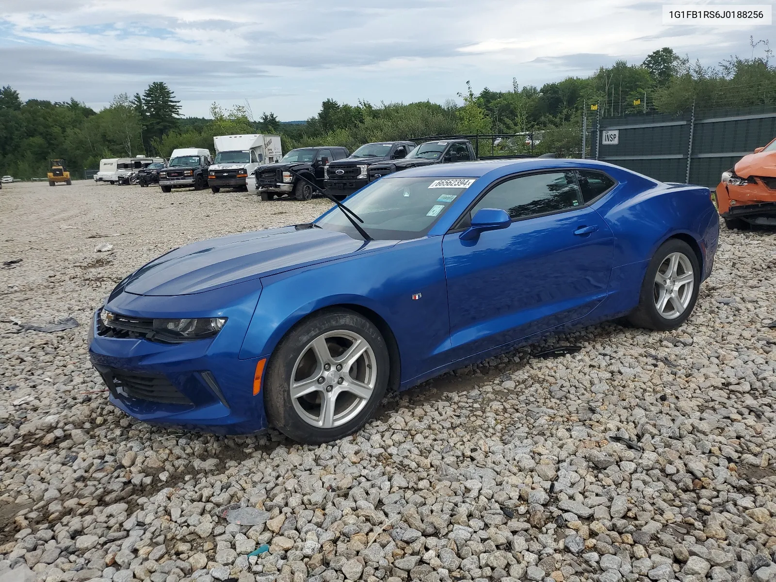 2018 Chevrolet Camaro Lt VIN: 1G1FB1RS6J0188256 Lot: 66562394