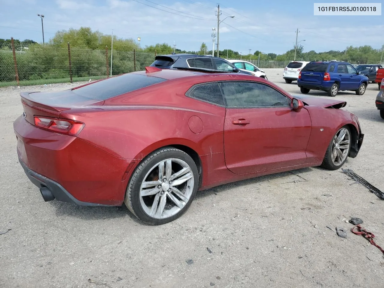 2018 Chevrolet Camaro Lt VIN: 1G1FB1RS5J0100118 Lot: 66701244