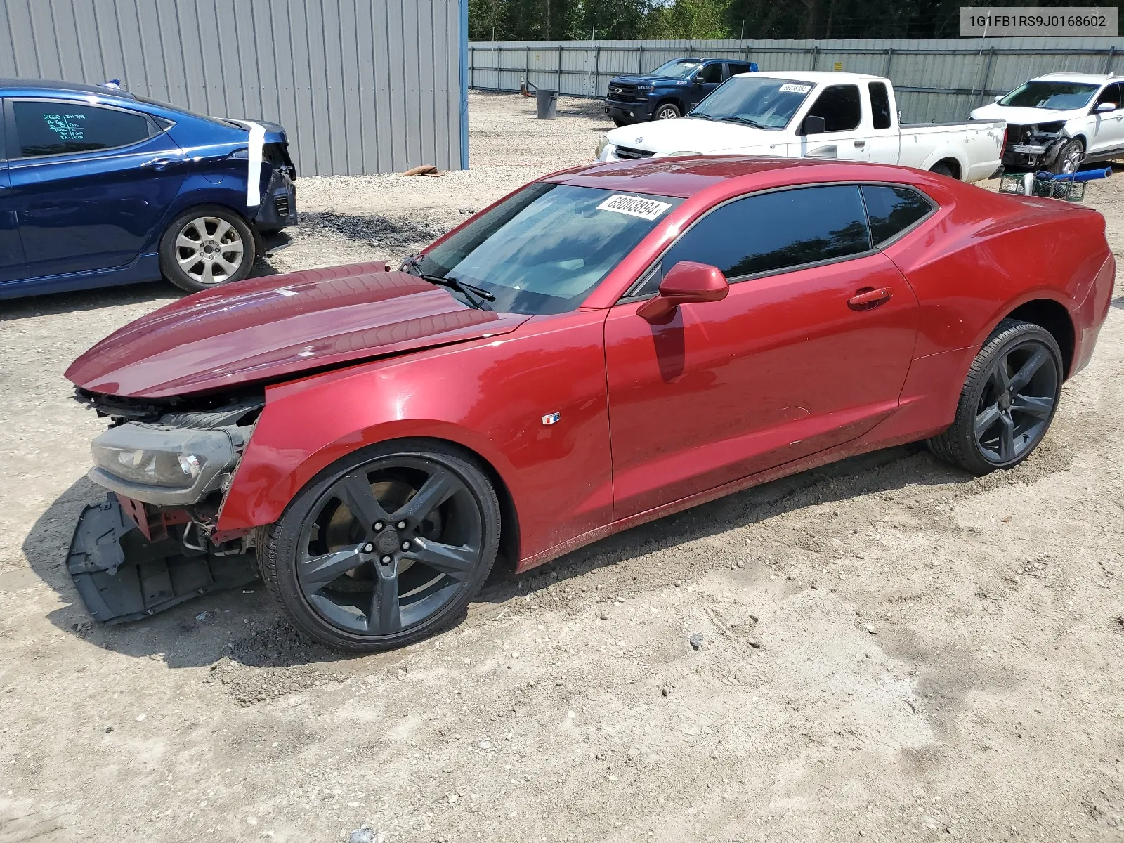 1G1FB1RS9J0168602 2018 Chevrolet Camaro Lt