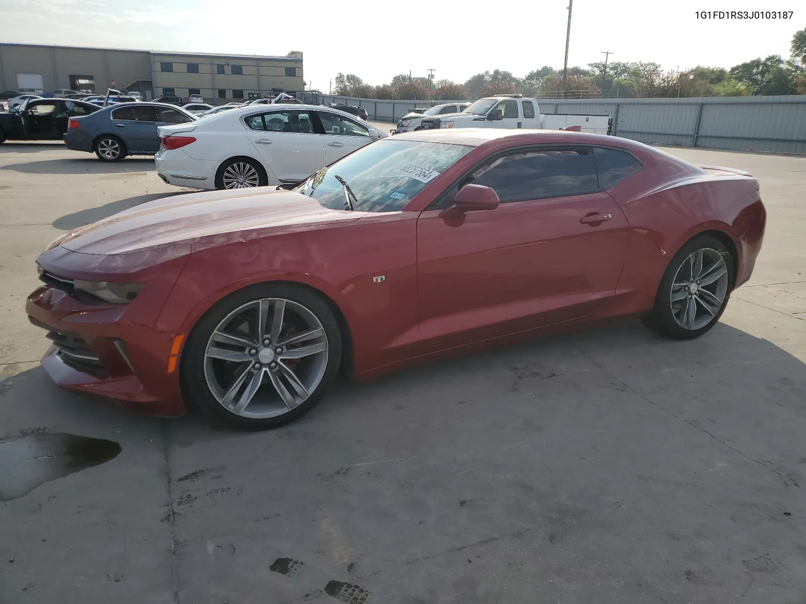 2018 Chevrolet Camaro Lt VIN: 1G1FD1RS3J0103187 Lot: 68257564