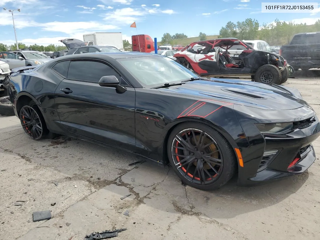 2018 Chevrolet Camaro Ss VIN: 1G1FF1R72J0153455 Lot: 68294674