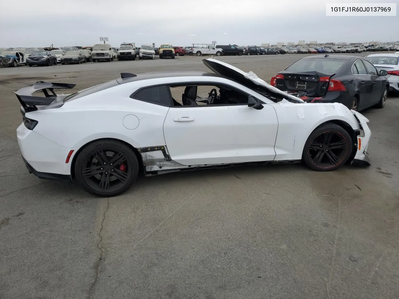 2018 Chevrolet Camaro Zl1 VIN: 1G1FJ1R60J0137969 Lot: 68387844