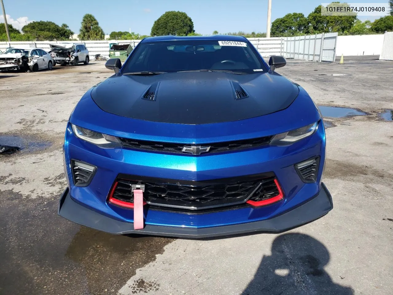 2018 Chevrolet Camaro Ss VIN: 1G1FF1R74J0109408 Lot: 69291844