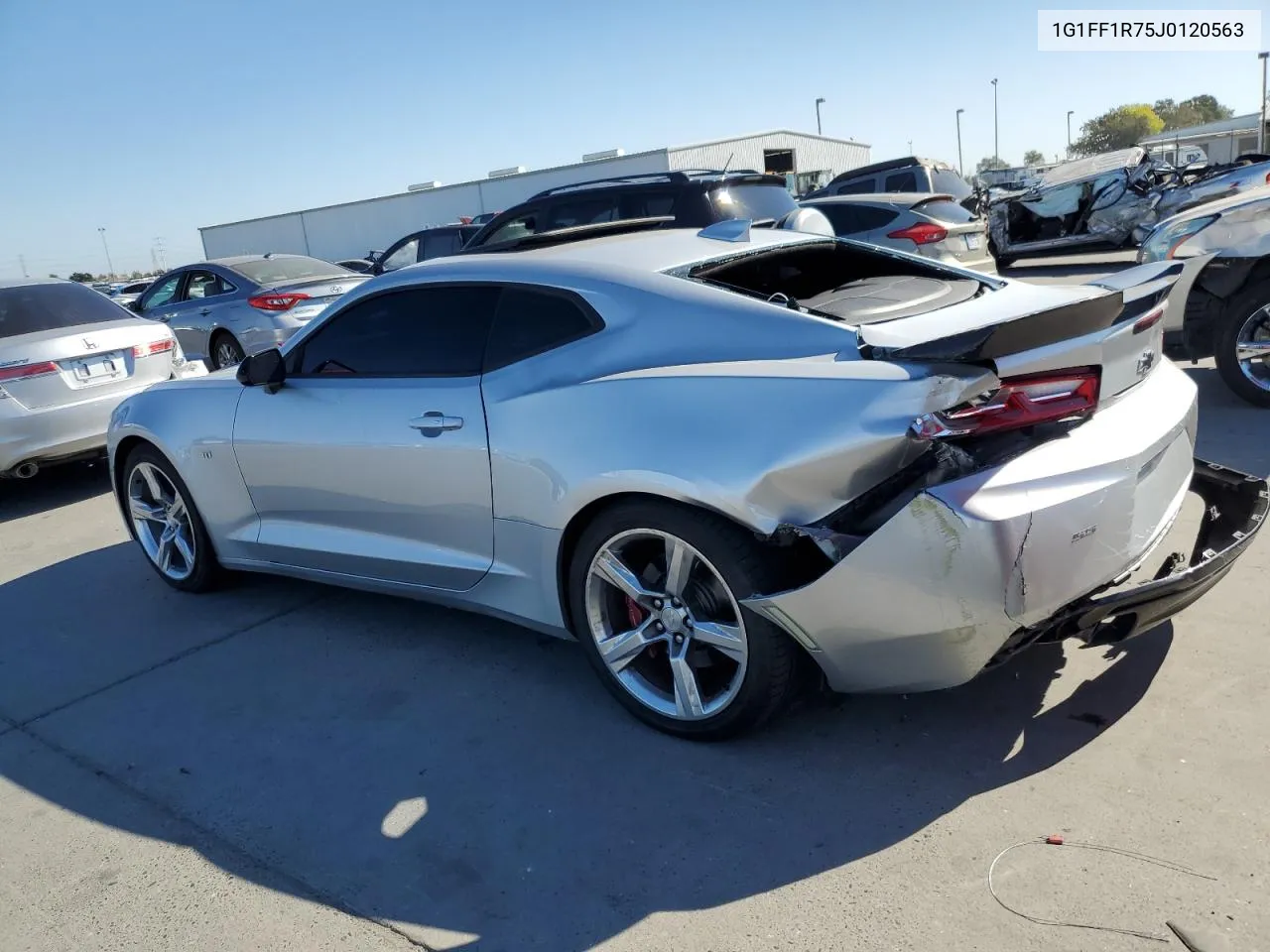 2018 Chevrolet Camaro Ss VIN: 1G1FF1R75J0120563 Lot: 69683734