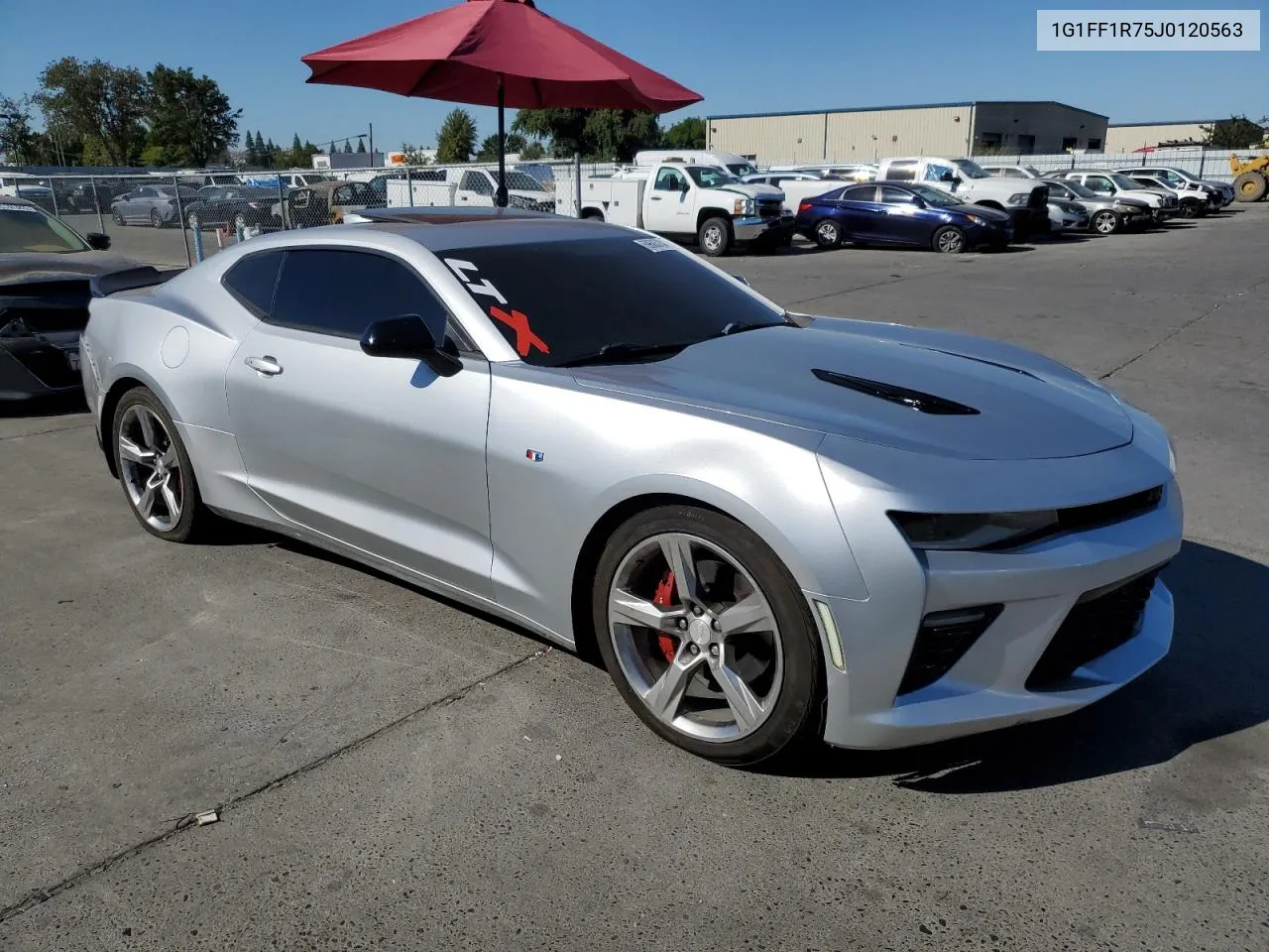 2018 Chevrolet Camaro Ss VIN: 1G1FF1R75J0120563 Lot: 69683734