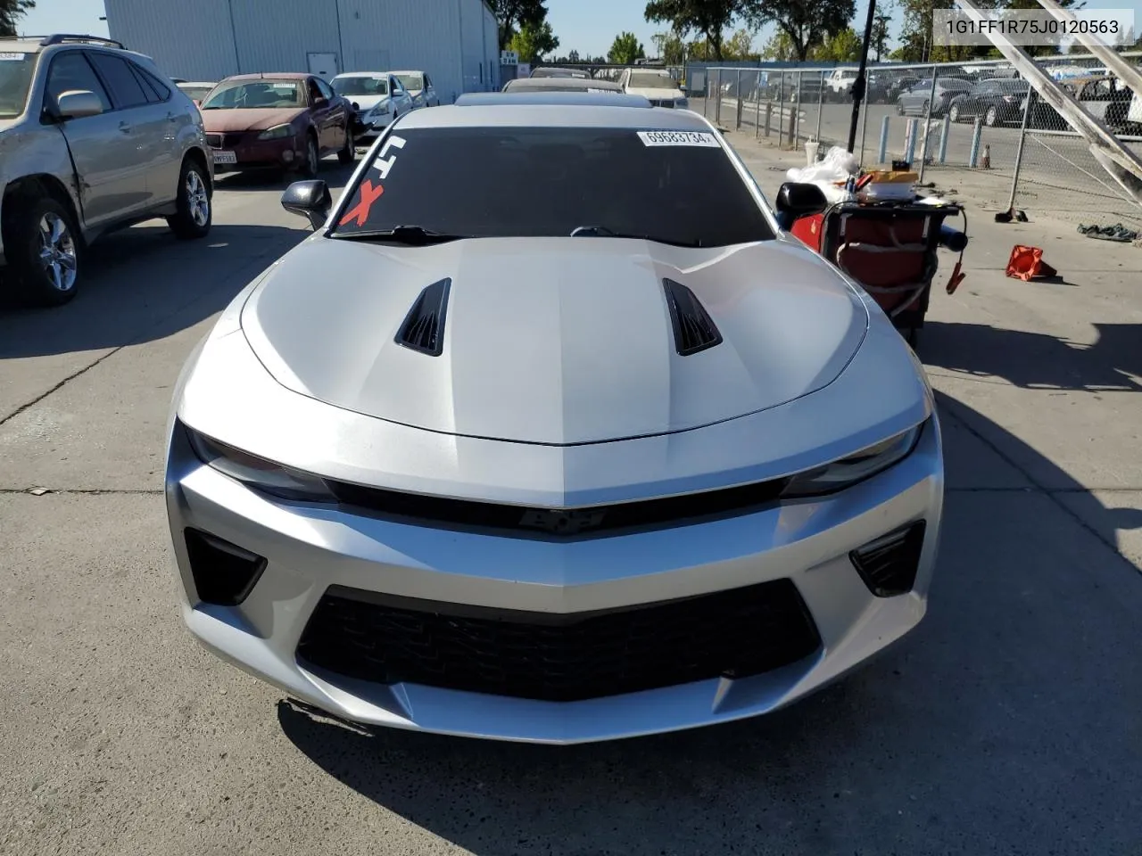 2018 Chevrolet Camaro Ss VIN: 1G1FF1R75J0120563 Lot: 69683734