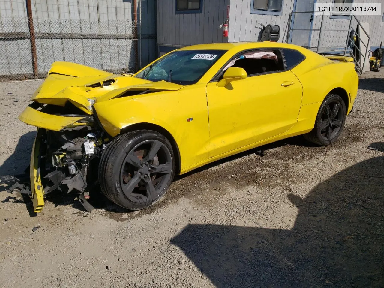 1G1FF1R7XJ0118744 2018 Chevrolet Camaro Ss