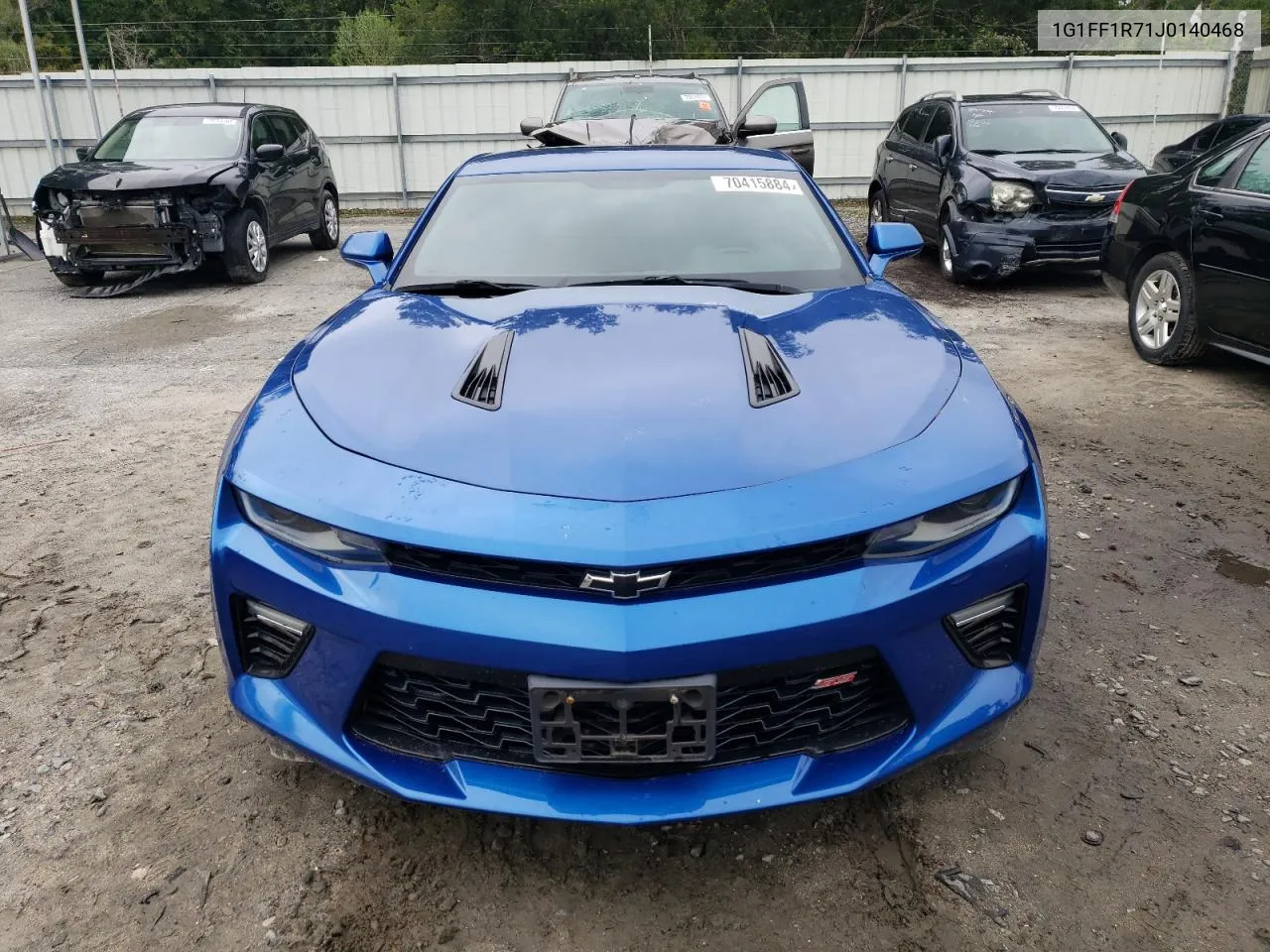 2018 Chevrolet Camaro Ss VIN: 1G1FF1R71J0140468 Lot: 70415884