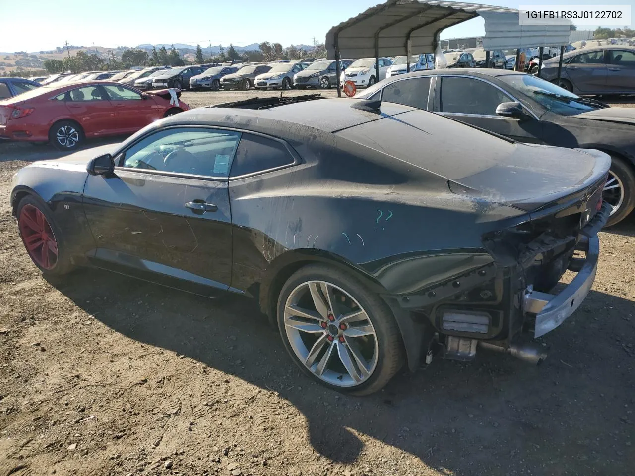 2018 Chevrolet Camaro Lt VIN: 1G1FB1RS3J0122702 Lot: 71313614