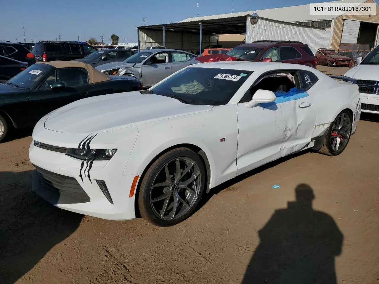 2018 Chevrolet Camaro Lt VIN: 1G1FB1RX8J0187301 Lot: 71393774