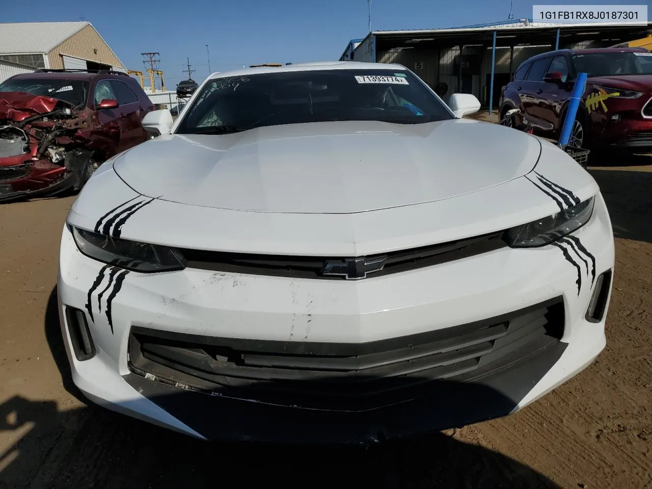 2018 Chevrolet Camaro Lt VIN: 1G1FB1RX8J0187301 Lot: 71393774