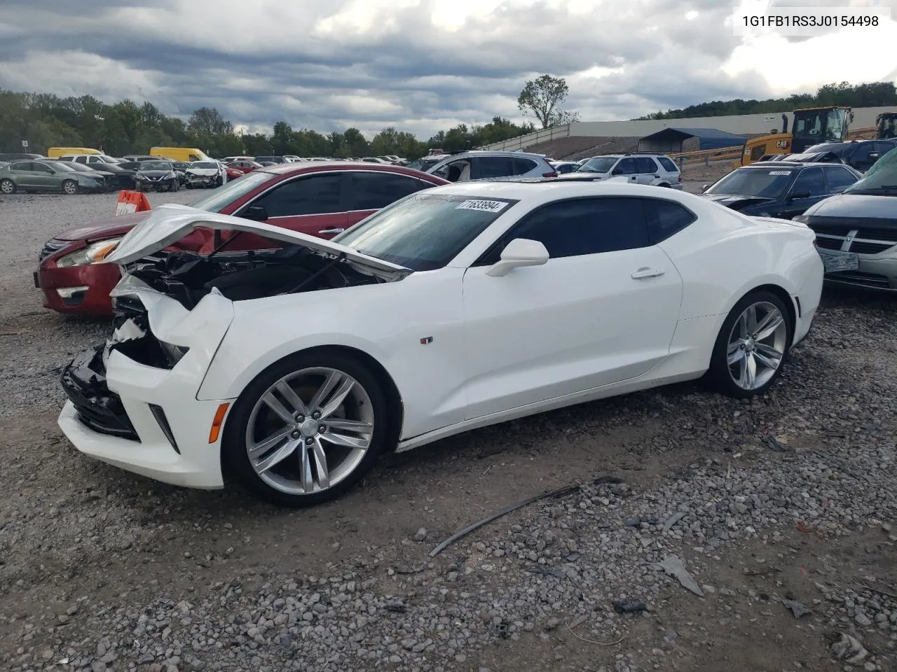 2018 Chevrolet Camaro Lt VIN: 1G1FB1RS3J0154498 Lot: 71633994